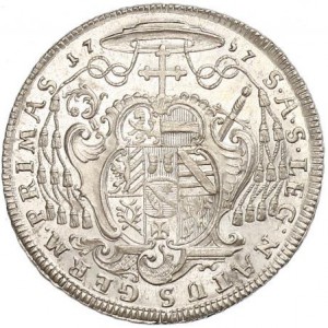 Реверс монеты Зальцбург, ½ талера, 1757