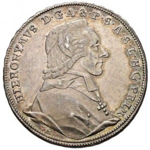 Аверс монеты Зальцбург, ½ талера, 1772-1782