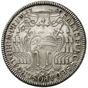 Реверс монеты Зальцбург, 1 талер, 1748-1750
