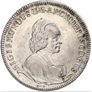 Аверс монеты Зальцбург, 1 талер, 1753-1761