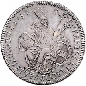 Реверс монеты Зальцбург, 1 талер, 1754