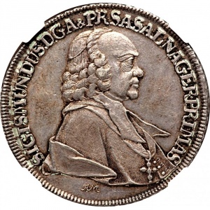 Аверс монеты Зальцбург, 1 талер, 1761-1762