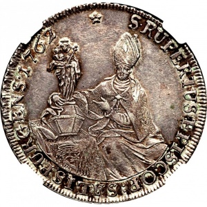 Реверс монеты Зальцбург, 1 талер, 1761-1762