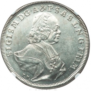 Аверс монеты Зальцбург, 1 талер, 1771