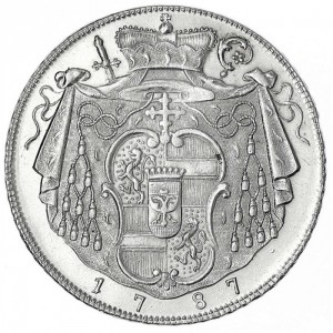Реверс монеты Зальцбург, 1 талер, 1787-1789
