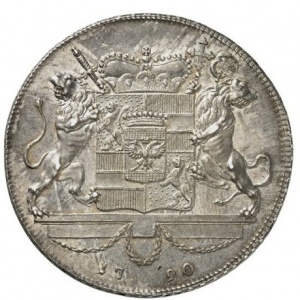 Реверс монеты Зальцбург, 1 талер, 1790