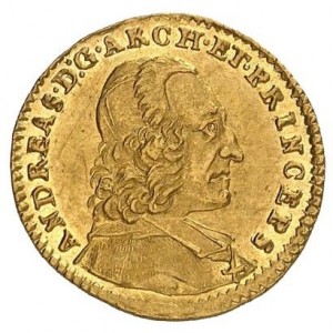 Аверс монеты Зальцбург, ½ дуката, 1751