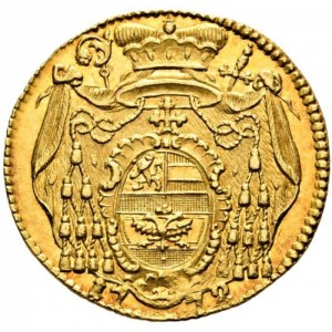 Реверс монеты Зальцбург, 1 дукат, 1772-1786
