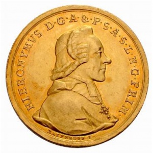 Аверс монеты Зальцбург, 12 дукатов, 1782
