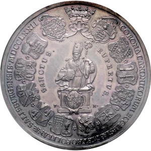 Реверс монеты Зальцбург, 2½ талера, 1772, Вакантный престол