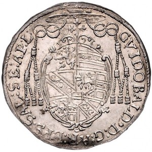 Аверс монеты Зальцбург, ⅑ талера, 1656-1666, Круглая