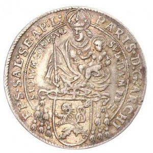 Аверс монеты Зальцбург, ⅙ талера, 1627-1634