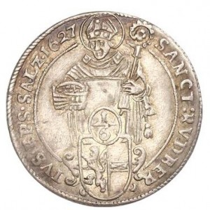 Реверс монеты Зальцбург, ⅙ талера, 1627-1634