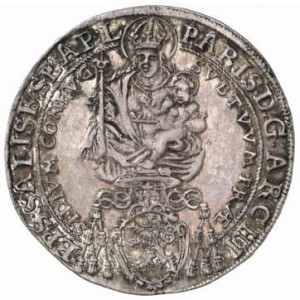 Аверс монеты Зальцбург, ⅙ талера, 1638-1648