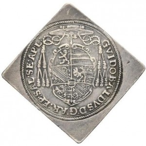 Аверс монеты Зальцбург, ⅙ талера, 1654-1666