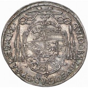 Аверс монеты Зальцбург, ⅙ талера, 1656-1666