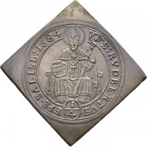 Реверс монеты Зальцбург, ¼ талера, 1684