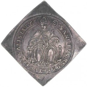 Реверс монеты Зальцбург, ½ талера, 1612
