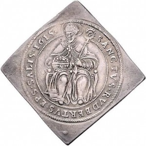 Реверс монеты Зальцбург, ½ талера, 1614-1619