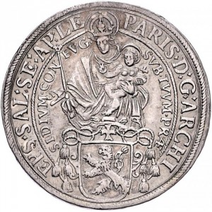 Аверс монеты Зальцбург, ½ талера, 1624-1627