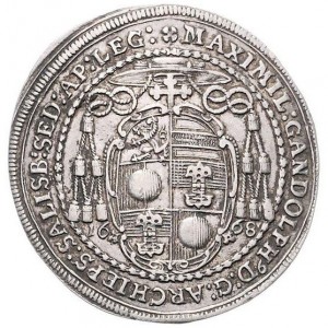 Аверс монеты Зальцбург, ½ талера, 1668