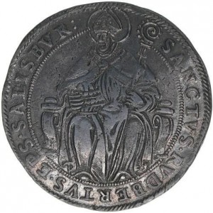 Реверс монеты Зальцбург, 1 талер, 1612-1613
