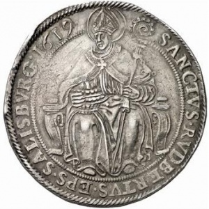 Реверс монеты Зальцбург, 1 талер, 1614-1619
