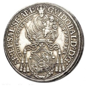 Аверс монеты Зальцбург, 1 талер, 1654-1668