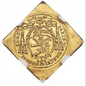 Аверс монеты Зальцбург, ½ дуката, 1643-1650