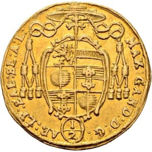 Аверс монеты Зальцбург, ½ дуката, 1668-1686