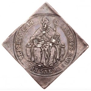 Реверс монеты Зальцбург, 2 талера, 1614-1619