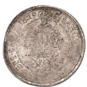 Реверс монеты Зальцбург, 2 талера, 1629