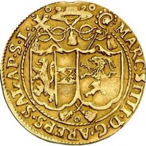 Аверс монеты Зальцбург, 1 голдгульден, 1619