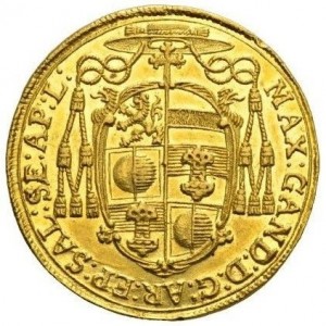 Аверс монеты Зальцбург, 2 дуката, 1668-1673
