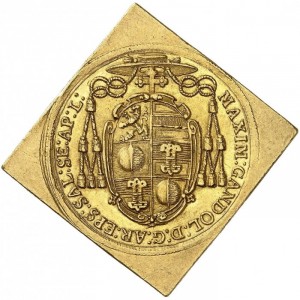 Аверс монеты Зальцбург, 4 дуката, 1673
