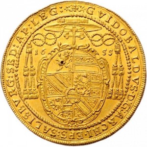 Аверс монеты Зальцбург, 6 дукатов, 1655