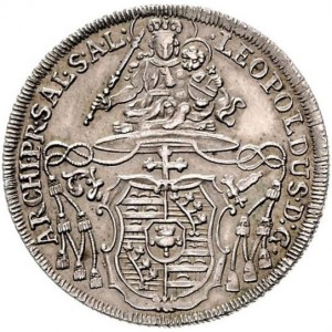 Аверс монеты Зальцбург, ¼ талера, 1728-1730