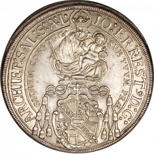 Аверс монеты Зальцбург, 1 талер, 1687-1709