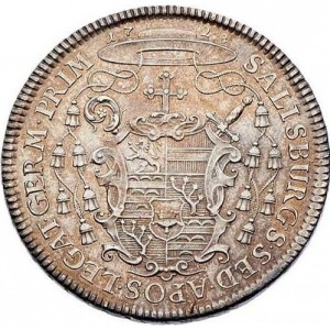 Реверс монеты Зальцбург, 1 талер, 1728, Герб на реверсе