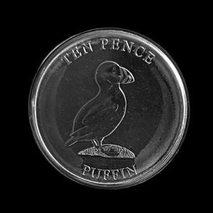 Реверс монеты Гернси, 10 пенсов, 2021, Прибрежная дикая природа. Тупик
