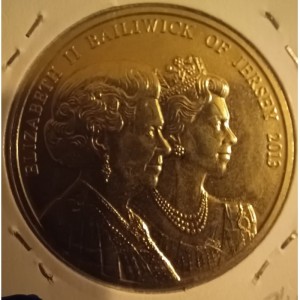 Аверс монеты Гернси, 5 фунтов, 2013, 60 лет коронации Елизаветы II