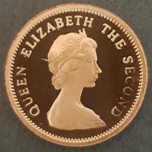 Аверс монеты Джерси, ½ пенни, 1981