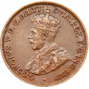 Аверс монеты Джерси, 1/24 шиллинга, 1911-1923