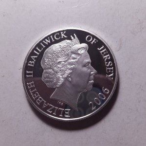 Аверс монеты Джерси, 5 фунтов, 2006, Крест Виктории - Гай Пенроуз Гибсон