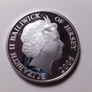Аверс монеты Джерси, 5 фунтов, 2006, Крест Виктории - Эрик Джеймс Николсон