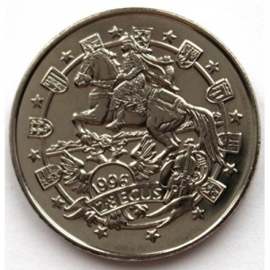 Реверс монеты Гибралтар, 2.8 ЭКЮ, 1996, 1000 лет Австрии