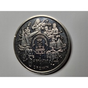Реверс монеты Гибралтар, 1 крона, 1996, Увлечения герцога Эдинбургского
