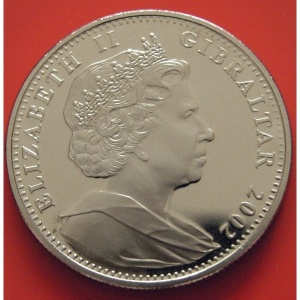 Аверс монеты Гибралтар, 1 крона, 2002, Питер Пэн