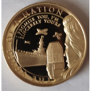 Реверс монеты Гибралтар, 1 крона, 2020, Вера Линн - Голос нации - I Promise you, I'm Sincerely Yours