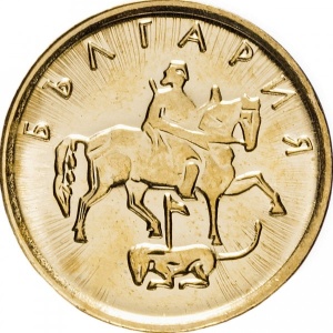 Аверс монеты Болгария, 1 стотинка, 2000-2002